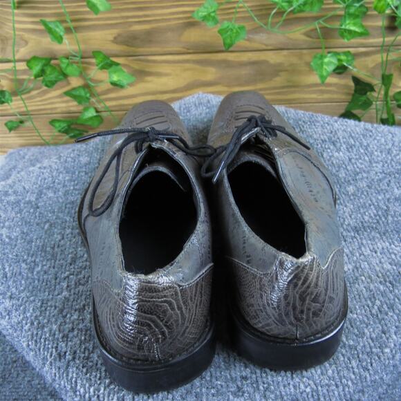 Stacy‎ Adams Men's Derby Oxfords Gray Leather Size 10.5 Medium Gently Used 2025 - Picture 4 of 7